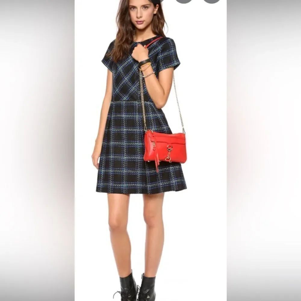 Rebecca Minkoff  full size MAC red pebbled leather crossbody bag